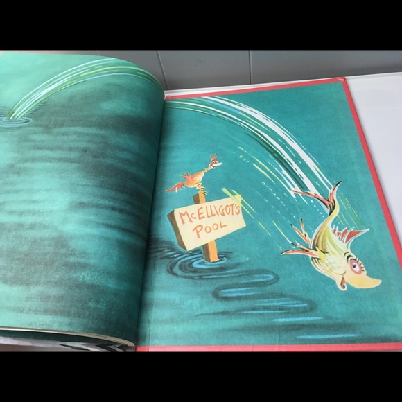 McElligot’s Pool by Dr. Seuss 1975 Hardcover 11” - Picture 10 of 11